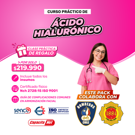 ÁCIDO HIALURÓNICO SEMIPRESENCIAL + CLASE PRÁCTICA