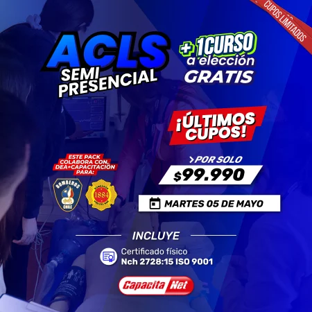 CURSO DE ACLS SEMIPRESENCIAL (05/05/2026) – EN SANTIAGO