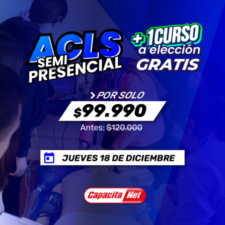 CURSO DE ACLS SEMIPRESENCIAL (18/12/2025) – EN SANTIAGO