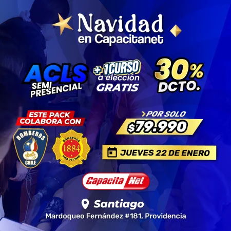 CURSO DE ACLS SEMIPRESENCIAL (22/01/2026) – EN SANTIAGO
