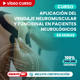 portada de Curso de vendaje neuromuscular y funcional en rehabilitación neurológica online