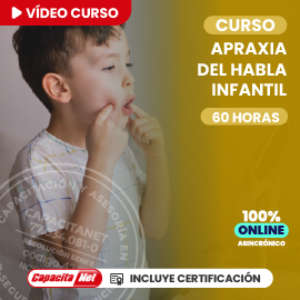portada de Curso online apraxia del habla infantil 60h con certificación