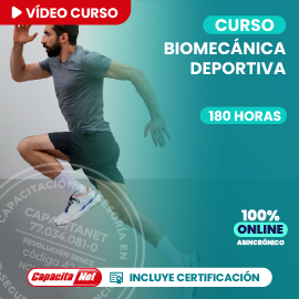 Portada de Curso de Biomecánica deportiva 180 Hrs