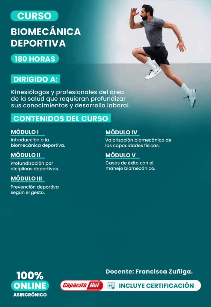 Curso de Biomecánica deportiva 180 Hrs alt.