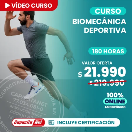 Portada de Curso de Biomecánica deportiva 180 Hrs