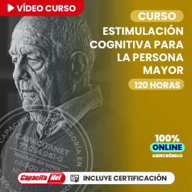 portada de Formación en estimulación cognitiva adulto mayor 120h modalidad e-learning con certificación oficial