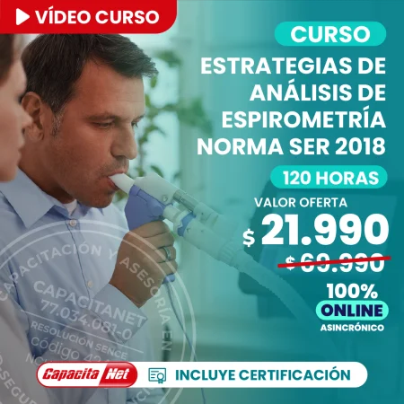 portada curso online de estrategias de análisis de espirometría norma ser 2018