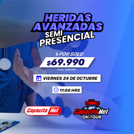 HERIDAS AVANZADAS SEMIPRESENCIAL - SANTIAGO 24/10/2025