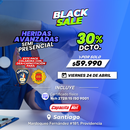 HERIDAS AVANZADAS SEMIPRESENCIAL - SANTIAGO 24/04/2026