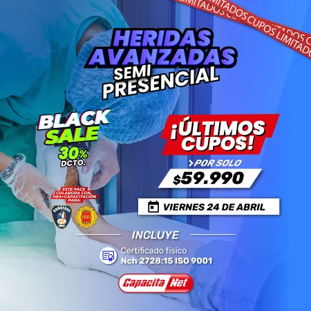 HERIDAS AVANZADAS SEMIPRESENCIAL - SANTIAGO 24/04/2026