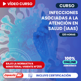 Curso IAAS online 120 horas certificado en prevención y control de infecciones en salud para profesionales y enfermeros