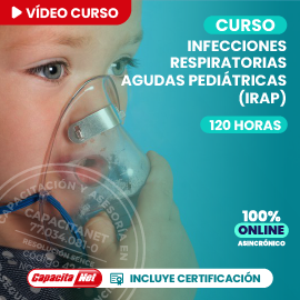 portada de curso online de Infecciones respiratorias agudas (IRA) en niños (pediatría)