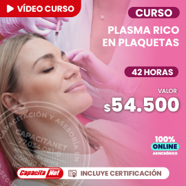 portada de curso online de plasma rico en plaquetas