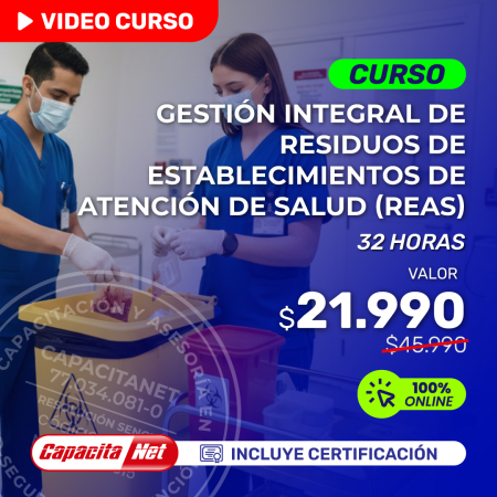 Gestión Integral de Residuos de Establecimientos de Atención de Salud (REAS 2026) (32 hrs pedagógicas)