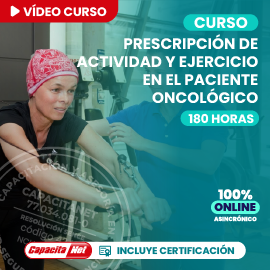 portada de curso online de prescripcion de actividad y ejercicio