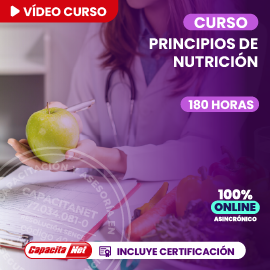 portada de curso online de principios de nutrición