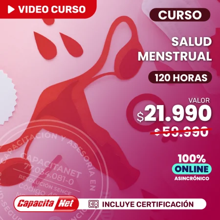 portada de curso online de salud menstrual