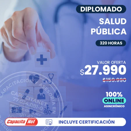 Diplomado en Salud Pública online 320 horas pedagógicas en enfermería con certificación SENCE para profesionales de la salud descuento promocional