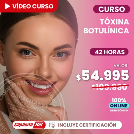 portada de curso online de toxina botulínica