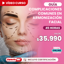 portada de guía online de complicaciones comunes en armonización facial