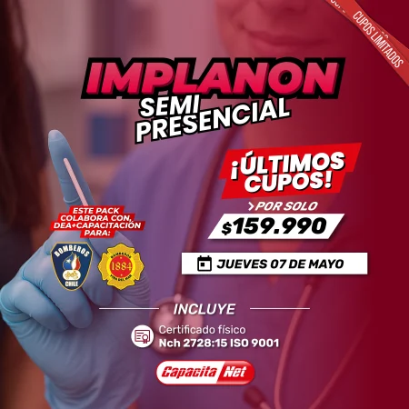 CURSO DE IMPLANON SEMIPRESENCIAL (CON FANTOMAS) - SANTIAGO (07/05/26)