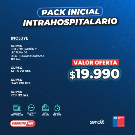 PACK INICIAL INTRAHOSPITALARIO RCP-ACLS-IAAS-ELECTRO.