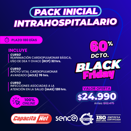 PACK INICIAL INTRAHOSPITALARIO RCP-ACLS-IAAS.