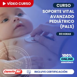 portada producto online soporte vital avanzado pediátrico PALS