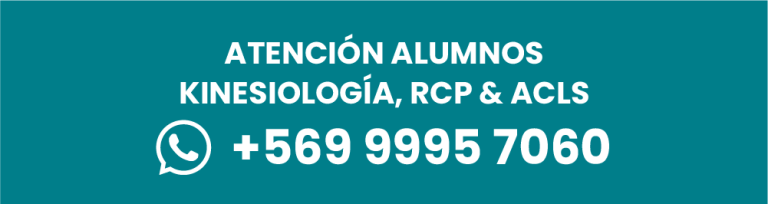 atención soporte kinesiología, rcp y acls