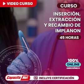 portada de curso online de inserción, extracción y recambio de implanon
