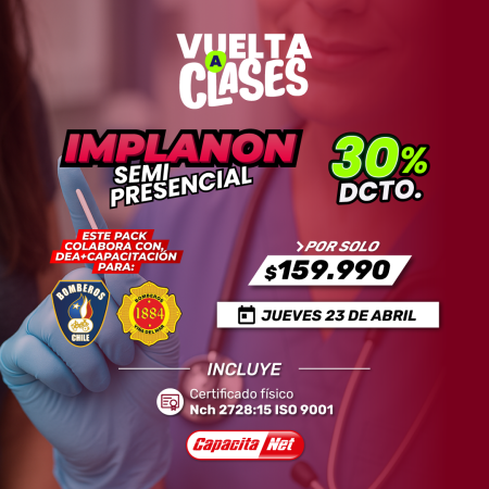 CURSO DE IMPLANON SEMIPRESENCIAL (CON FANTOMAS) - SANTIAGO (23/04/26)