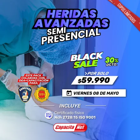 HERIDAS AVANZADAS SEMIPRESENCIAL - SANTIAGO 08/05/2026