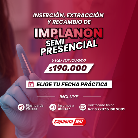 CURSO DE IMPLANON SEMIPRESENCIAL CYBER - SANTIAGO