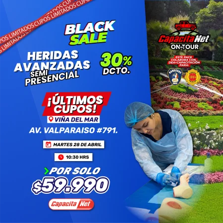 HERIDAS AVANZADAS SEMIPRESENCIAL - VIÑA DEL MAR - 28/04/2026