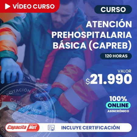 portada curso online capreb - atención prehospitalaria básica