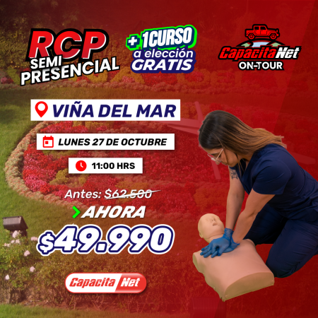 Curso RCP Semipresencial | Viña del Mar alt.