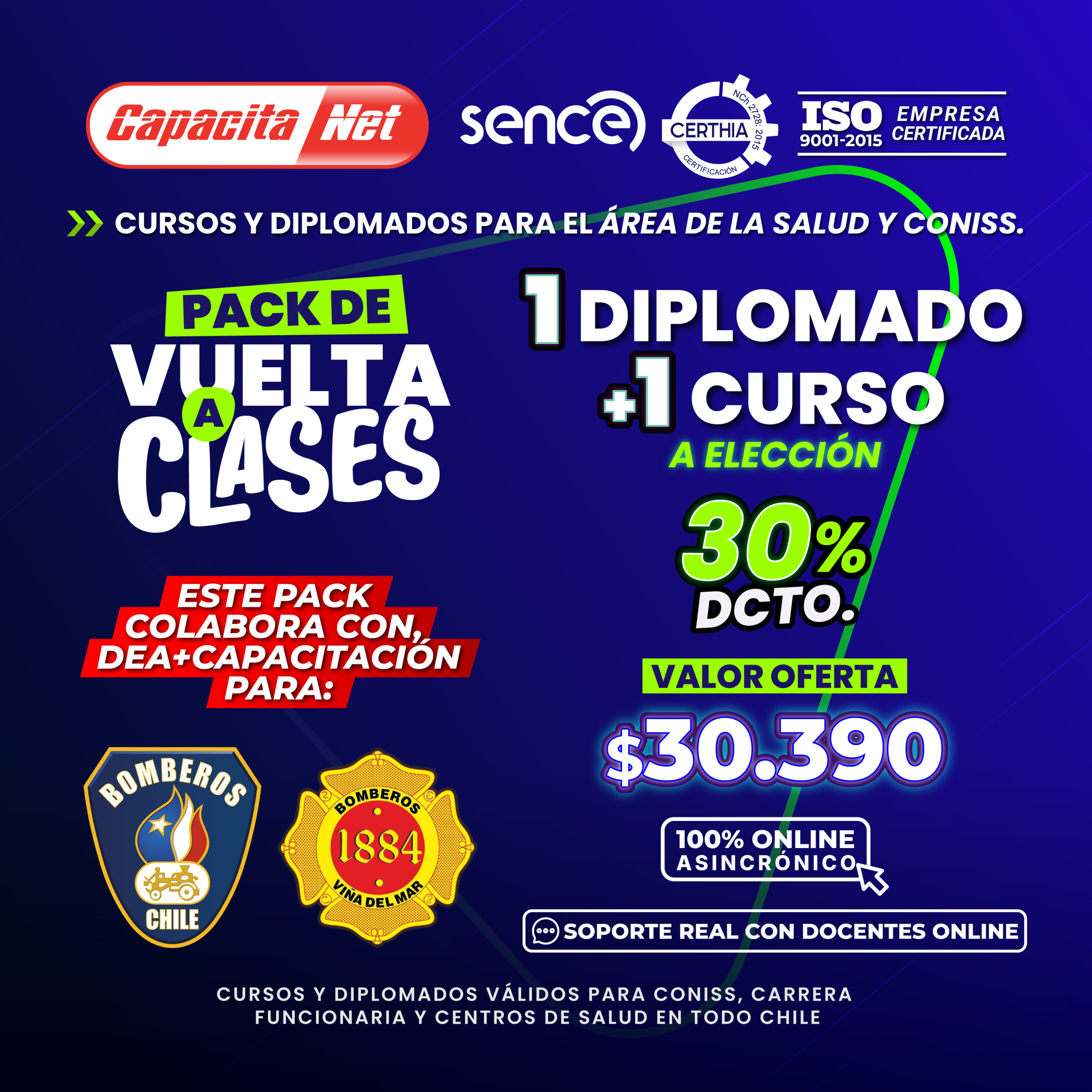1 DIPLOMADO + 1 CURSO A ELECCIÓN