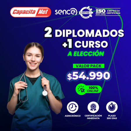 2 DIPLOMADOS + 1 CURSO A ELECCIÓN