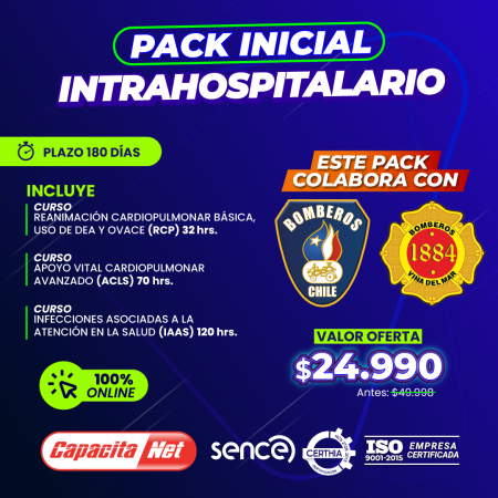 PACK INICIAL INTRAHOSPITALARIO RCP-ACLS-IAAS.