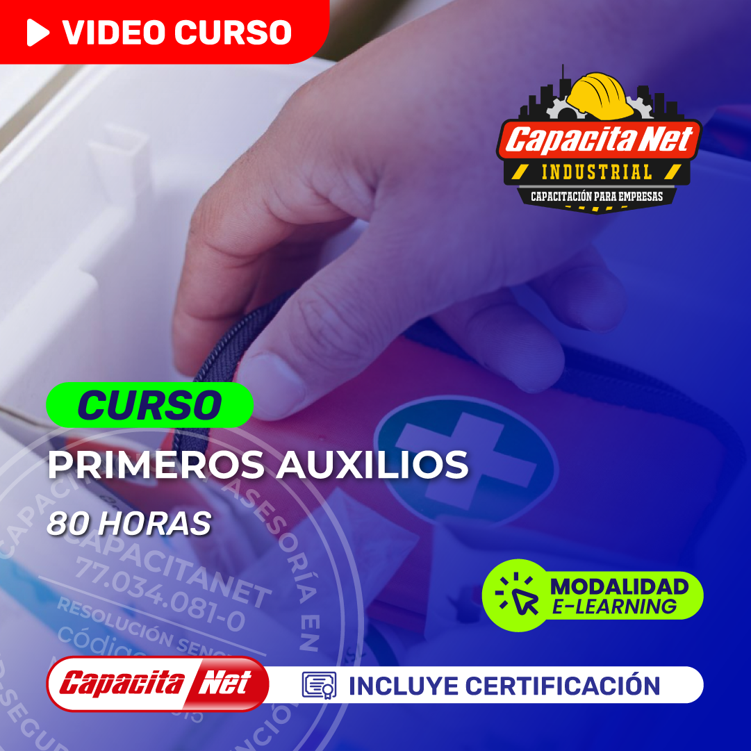 Curso de primeros auxilios 80 Hrs