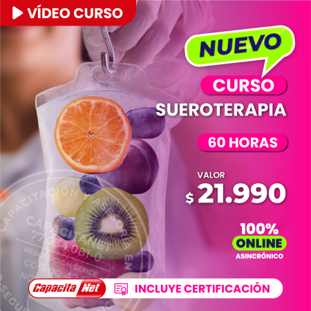 Curso de sueroterapia 60 Hrs