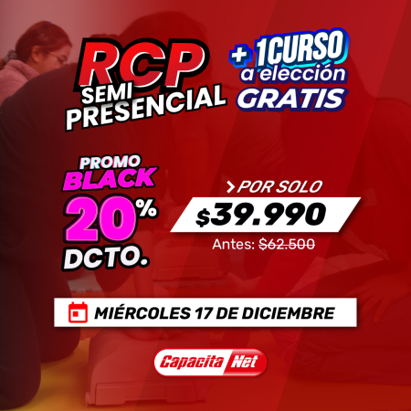 CURSO DE RCP SEMIPRESENCIAL – EN SANTIAGO (17/12/2025)