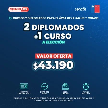 2 DIPLOMADOS + 1 CURSO A ELECCIÓN