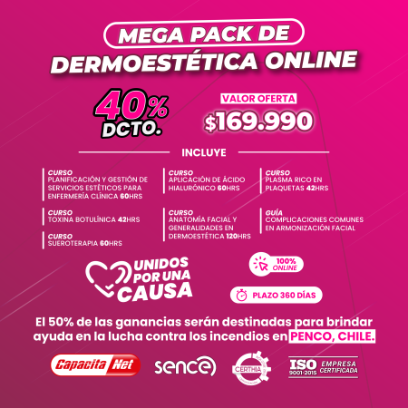 MEGA PACK DE DERMOESTÉTICA ONLINE