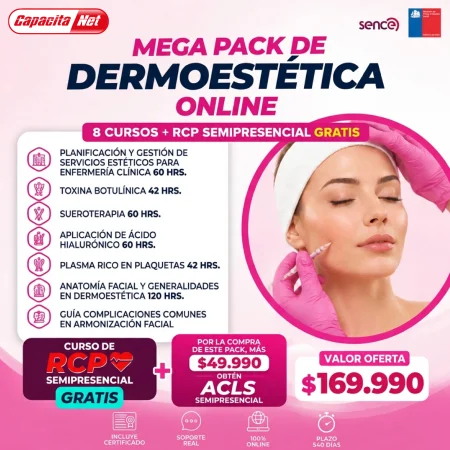 MEGA PACK DE DERMOESTÉTICA ONLINE