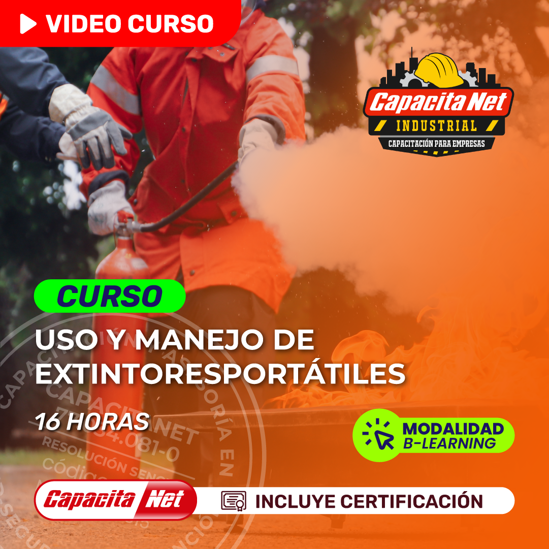 Curso de uso y manejo de extintores portátiles 16 Hrs
