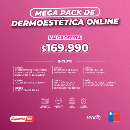 MEGA PACK DE DERMOESTÉTICA ONLINE