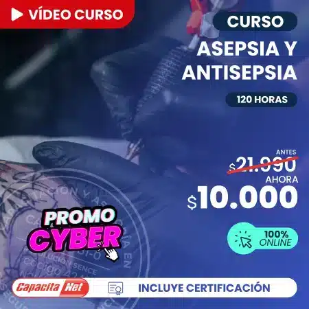 Curso de Asepsia y antisepsia 120 Hrs