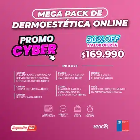 MEGA PACK DE DERMOESTÉTICA ONLINE