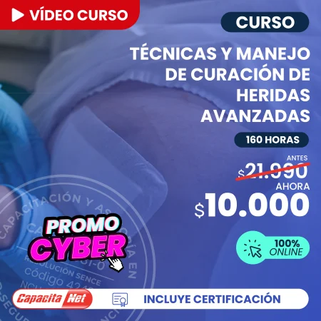 Curso de Curación de heridas avanzadas 160 hrs
